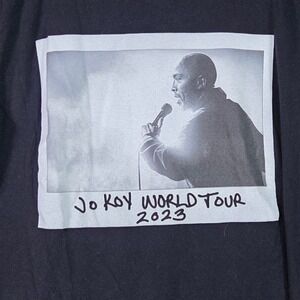 Jo Koy Graphic T-Shirt Mens Medium Black World Tour 2023 Comedy Concert Tee